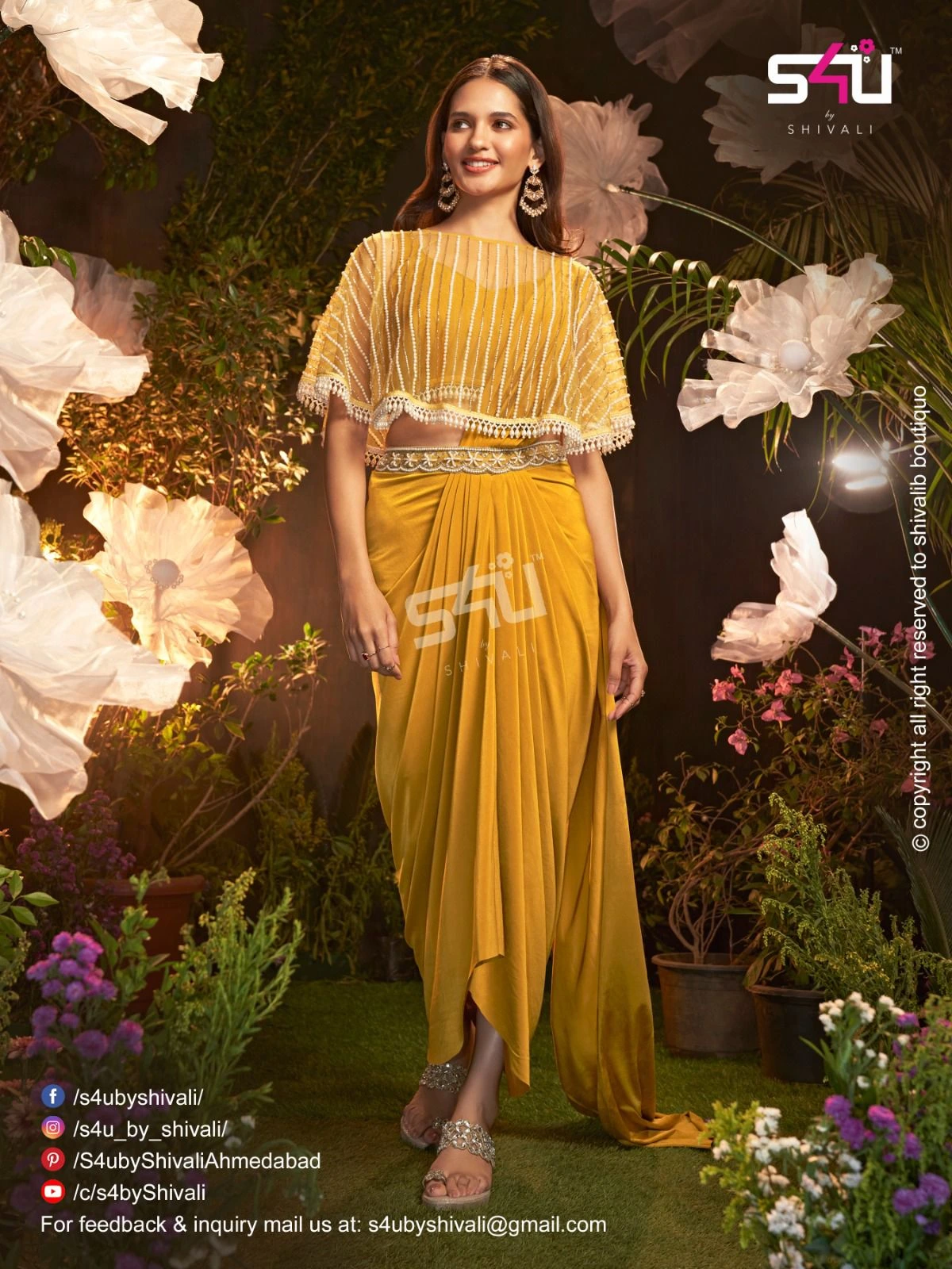 S4U DAZZLING DRAPE SUPERHIT CATALOGUE ALL DESIGNS BACK IN STOCK
